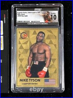 2023 Cook Islands Mike Tyson? 0.5g GOLD Foil Coin Card Graded NGCx 10PL