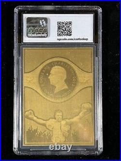 2023 Cook Islands Mike Tyson? 0.5g GOLD Foil Coin Card Graded NGCx 10PL