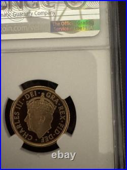 2023 Coronation King Charles III Sovereign Gold Proof NGC PF70 UC First Releases
