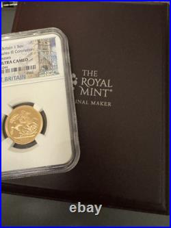 2023 Coronation King Charles III Sovereign Gold Proof NGC PF70 UC First Releases