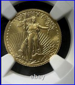 2024 1/10 Oz Gold Eagle $5 NGC MS70 Perfect Grade. 999 Fine Gold