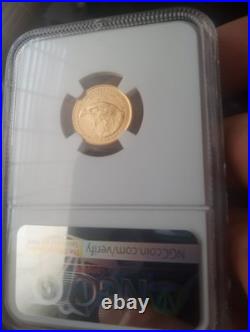 2024 1/10 Oz Gold Eagle $5 NGC MS70 Perfect Grade. 999 Fine Gold