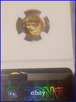 2024 1/10 Oz Gold Eagle $5 NGC MS70 Perfect Grade. 999 Fine Gold