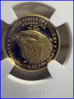 2024 1/10 oz American Gold Eagle MS-70 NGC First releases designation
