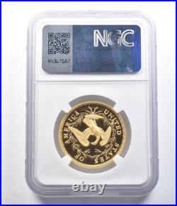 2024 $1 Flowing Hair Gold Dollar High Relief 1st Day Baltimore PF70 NGC 1604