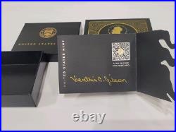 2024 230th Flowing Hair GOLD Box OGP COA No Coins, Privy Signed VENTRIS GIBSON%