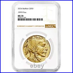 2024 $50 American Gold Buffalo NGC MS70 Brown Label 2024 $50 American Gold Buffalo NGC MS70 Brown Label