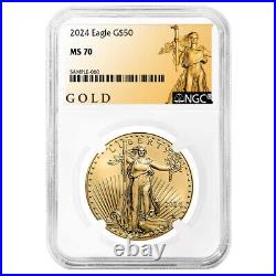 2024 $50 American Gold Eagle 1 oz NGC MS70 ALS Label 2024 $50 American Gold Eagle 1 oz NGC MS70 ALS Label