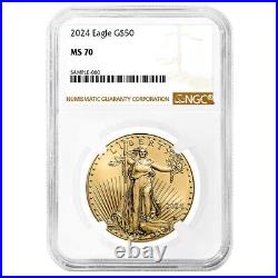 2024 $50 American Gold Eagle 1 oz NGC MS70 Brown Label 2024 $50 American Gold Eagle 1 oz NGC MS70 Brown Label