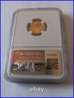 2024 $5 American Gold Eagle 1/10 oz. NGC MS70ER, ALS Label 0.9167 Gold