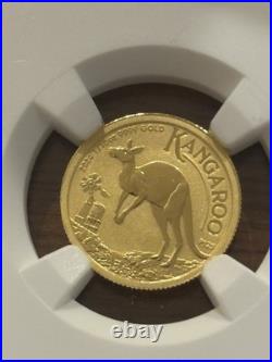 2024 Australia 15 Dollars Gold Kangaroo 0.9999 Fine P125 NGC MS69 Coin