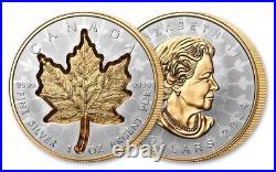 2024 Canada $20 1-oz Silver Super Incuse Maple Leaf Reverse Proof