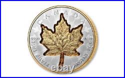2024 Canada $20 1-oz Silver Super Incuse Maple Leaf Reverse Proof