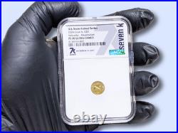 2024 Cook Islands $5 Gold State Animal Series NE Meadowlark PF70 Ultra Cameo NGC