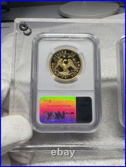 2024 Flowing Hair Gold and Siver two coin set