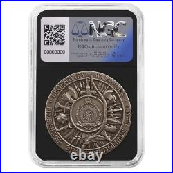 2024 Genghis Khan 2 oz High Relief Silver Antiqued & Gold Gilded NGC MS70 2024 Genghis Khan 2 oz High Relief Silver Antiqued & Gold Gilded NGC MS70