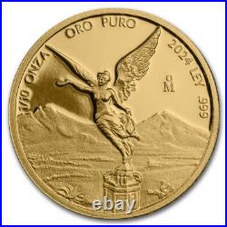 2024 Mexico 1/10 oz Gold Libertad PF-70 NGC (ER, Coat of Arms) 2024 Mexico 1/10 oz Gold Libertad PF-70 NGC (ER, Coat of Arms)