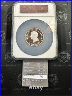 2024 P125 Australia 2 oz Silver Gilded NGC Pf70 1st Release Ultra Cameo