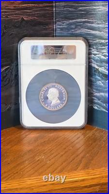 2024 Perth Mint 2oz Silver $2 P125 Gilt Proof NGC PF70 UC First Day of Issue