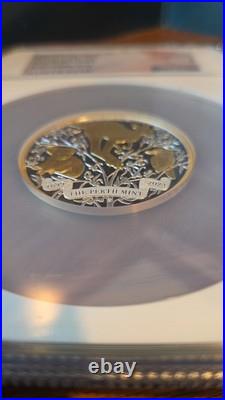 2024 Perth Mint 2oz Silver $2 P125 Gilt Proof NGC PF70 UC First Day of Issue