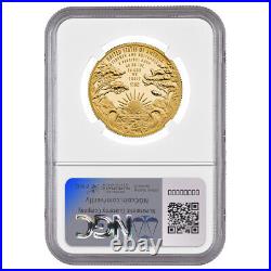 2024-W $100 1-oz Proof Gold Liberty & Britannia NGC PF70UC ER Blue Label