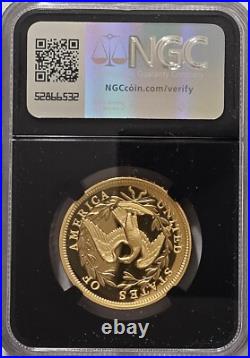 2024 W Flowing Hair Proof Gold Coin 230th NGC PF70-UC Hi Relief FDOI Signed Uram