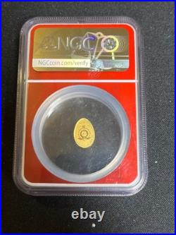 2025 $1 1 Gram. 999 Rare Reverse Proof Niue Golden Goose Egg NGC PF 70 FDOI