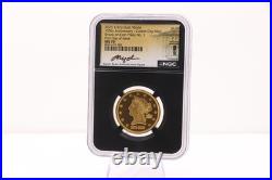 2025 1/2 oz Gold Medal 155th Ann. Carson City Press No. 1 NGC FDOI MS 70 Ryder