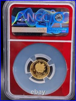 2025 ARMENIA 100 Dram 1 GRAM. 999 Gold Noah's Ark Coin VAULTBOX HIT NGC MS70