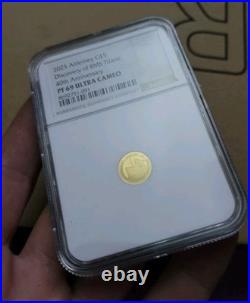 2025 Aldemey NGC PF69 40th Anniversary Titanic Coin ½G. 9999 Gold Coin