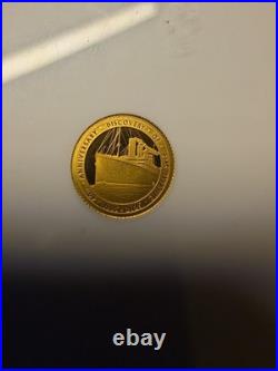 2025 Alderney 0.5g Pure Gold Titanic NGC PF 69 Ultra Cameo £5 Royal Mint Str