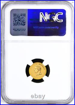 2025 Australia Bullion GOLD $5 Lunar Year of the Snake NGC MS70 1/20oz Coin FR