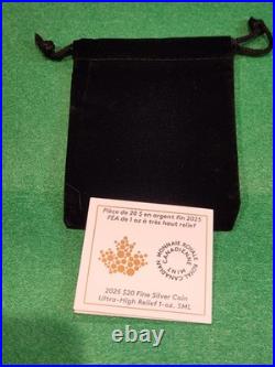 2025 CA Silver Maple Leaf UHRRP Pulsating Forest Rose-Gold Gilt PF70 FDOI Signed