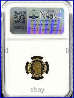 2025 Canada Majestic Polar Bear 1/10 oz Gold Coin NGC MS 70