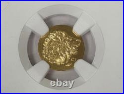 2025 Cook Islands $5 Leon. 999 Pure Gold Coin Lion NGC MS 70 First Releases