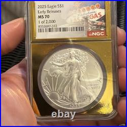2025 Eagle? Early Release? NGC MS70? Vegas Gold Label