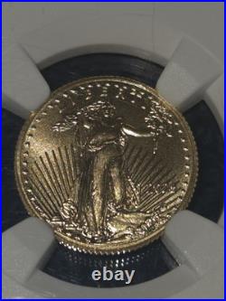 2025 Eagle G$5 Ms70 NGC Official Red Book Premium Slab Beautiful Coin