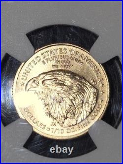 2025 Eagle G$5 Ms70 NGC Official Red Book Premium Slab Beautiful Coin