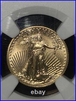 2025 Eagle G$5 Ms70 NGC Official Red Book Premium Slab Beautiful Coin