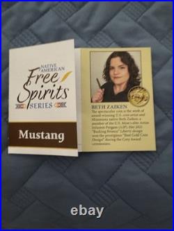 2025 Free Spirit Series 5 OZ. Wild Mustang # 394 of 499 produced. Zaiken sig