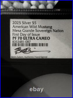 2025 Free Spirit Series 5 OZ. Wild Mustang # 394 of 499 produced. Zaiken sig 2025 Free Spirit Series 5 OZ. Wild Mustang # 394 of 499 produced. Zaiken sig