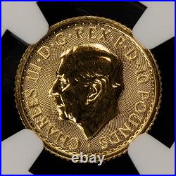 2025 Great Britain 1/10 oz Gold Britannia NGC MS 70 SKU-G6432