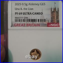 2025 Pf 69 Ultra Cameo Una And The Lion Gold Coin