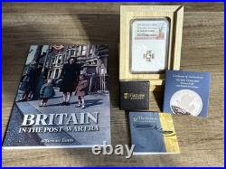 2025 VE Day 80th Anniv. 1/8th gold, palladium sovereign PF 70 UCAM