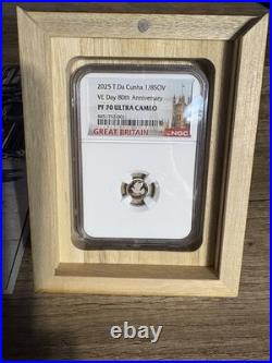 2025 VE Day 80th Anniv. 1/8th gold, palladium sovereign PF 70 UCAM