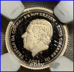 2025 VE Day 80th Victory Gold 1/8 sovereign. 22 Karats gold (2 karats Palladium)
