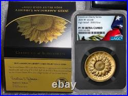 2025 W Gold American Liberty Eagle $100 NGC PF70 Ultra Cameo WithOGP Certificate