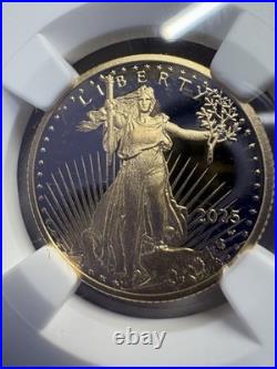 2025 W gold $10 Eagle with America 250, Fry Collection label. With OGP&COA