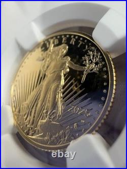 2025 W gold $10 Eagle with America 250, Fry Collection label. With OGP&COA