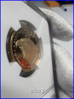 2025 W gold $10 Eagle with America 250, Fry Collection label. With OGP&COA